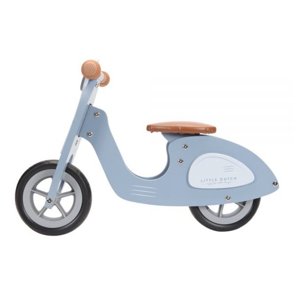 scooter de equilibrio azul little dutch