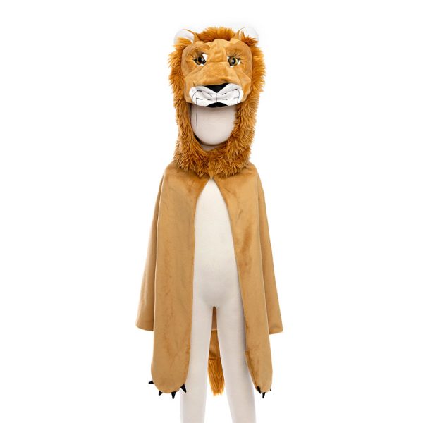 capa de leão para crianças - disfarce de carnaval e faz-de-conta
